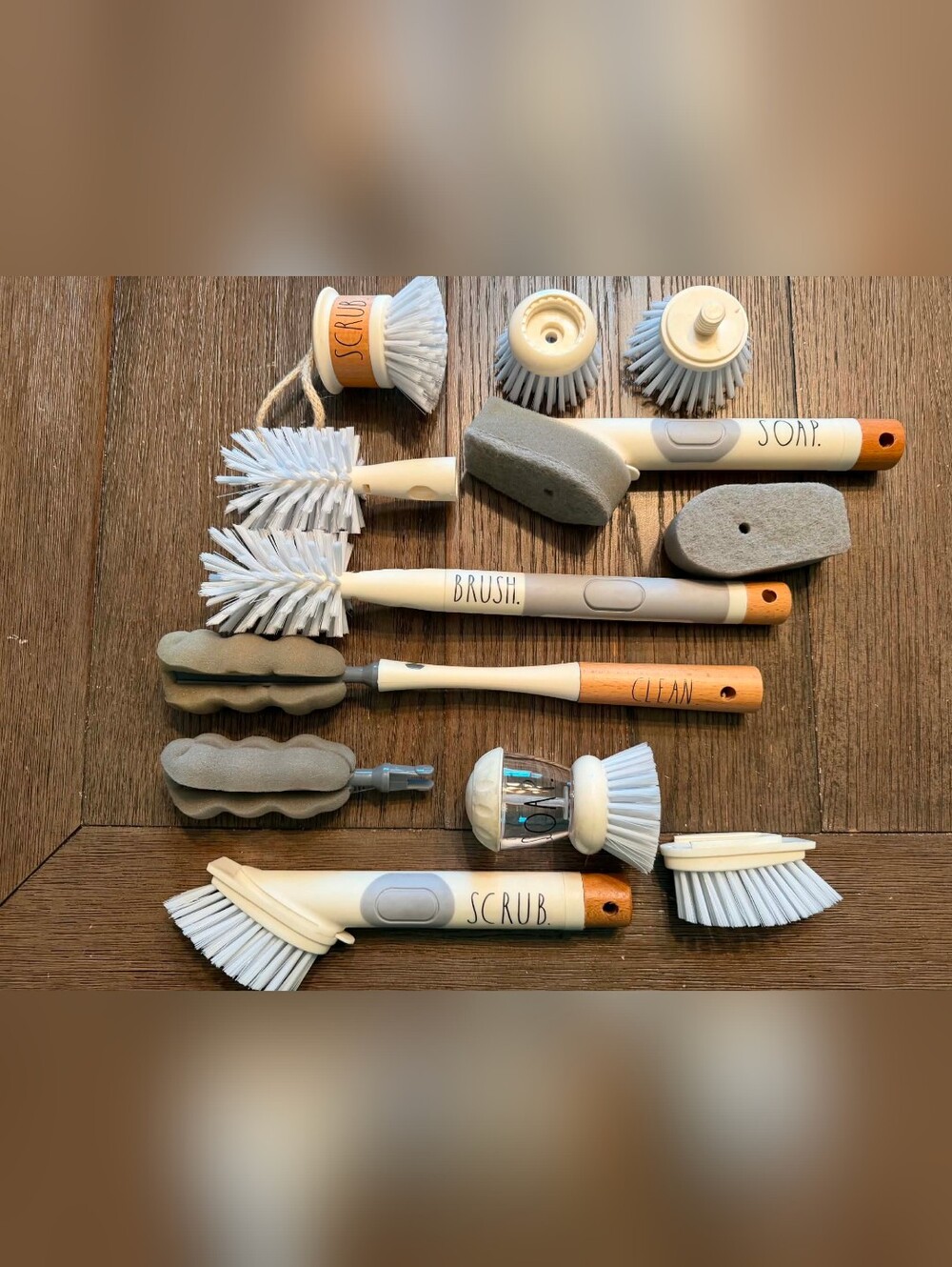 NWT Rae Dunn Cleaning Utensil Set, Set of 6